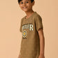 Albion Premium Boys Khaki T-shirt