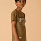 Albion Premium Boys Khaki T-shirt