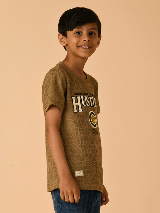 Albion Premium Boys Khaki T-shirt