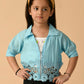 Albion Premium Girls Sky Top