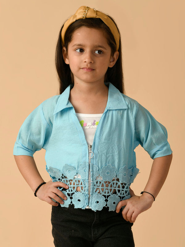 Albion Premium Girls Sky Top