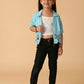 Albion Premium Girls Sky Top