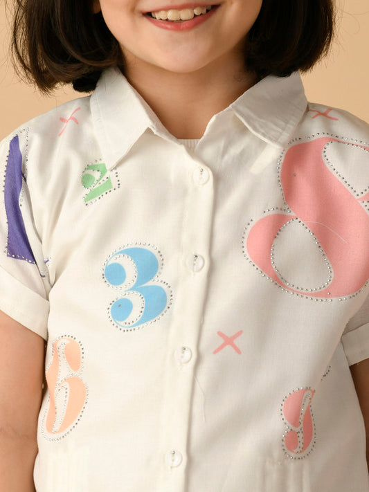 Albion Premium Girls White Top