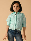 Albion Premium Girls Green Top