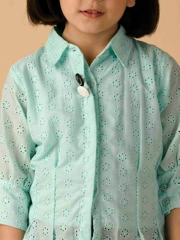 Albion Premium Girls Green Top