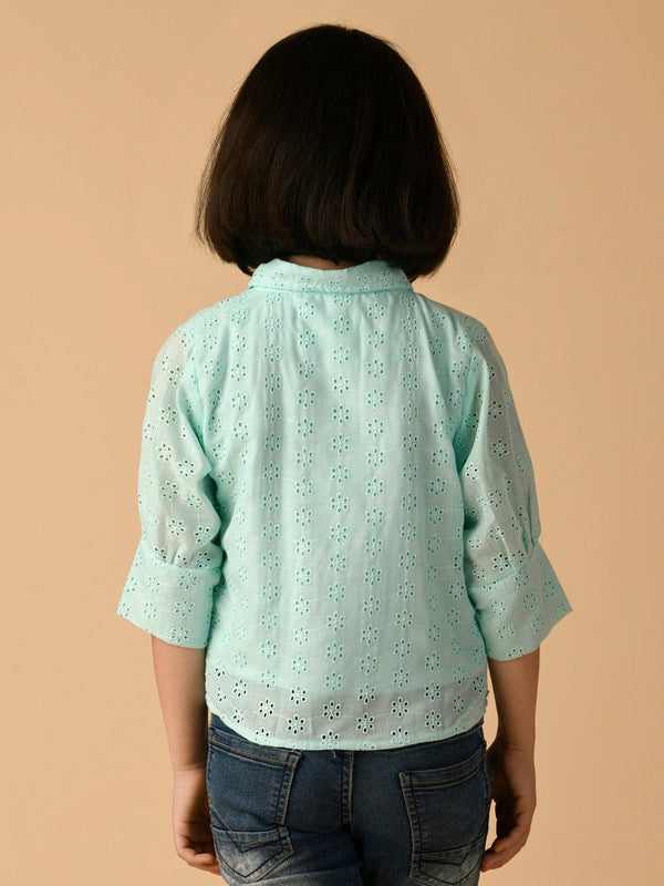 Albion Premium Girls Green Top