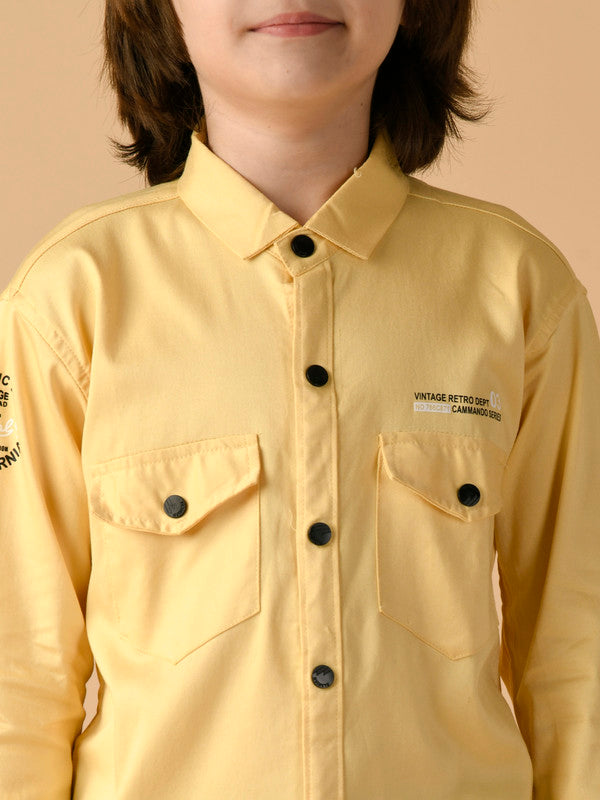 Albion Premium Boys Yellow Shirt