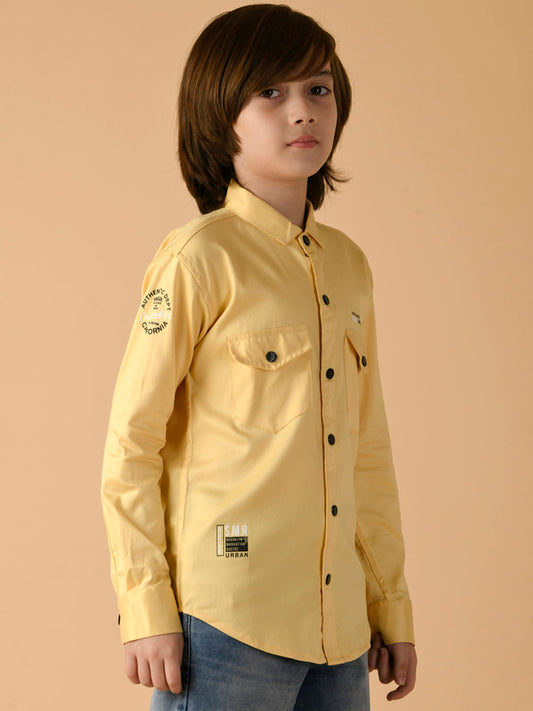 Albion Premium Boys Yellow Shirt