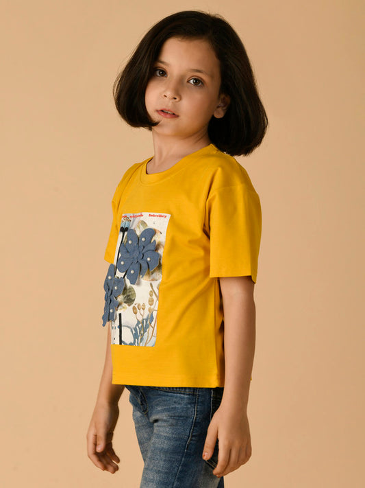 Albion Premium Girls Mustred Top