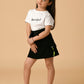 Albion Premium Girls Black Skirt