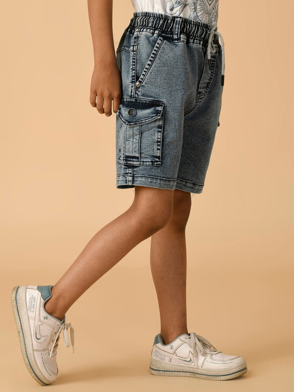 Albion Premium Boys Denem Shorts