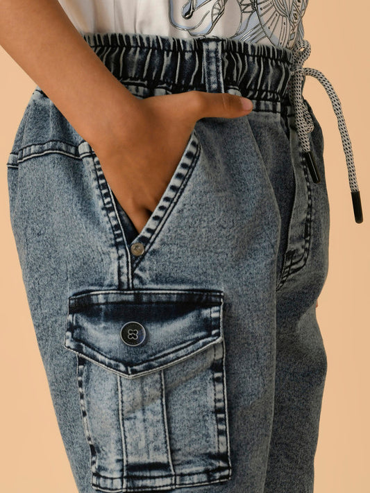 Albion Premium Boys Denem Shorts
