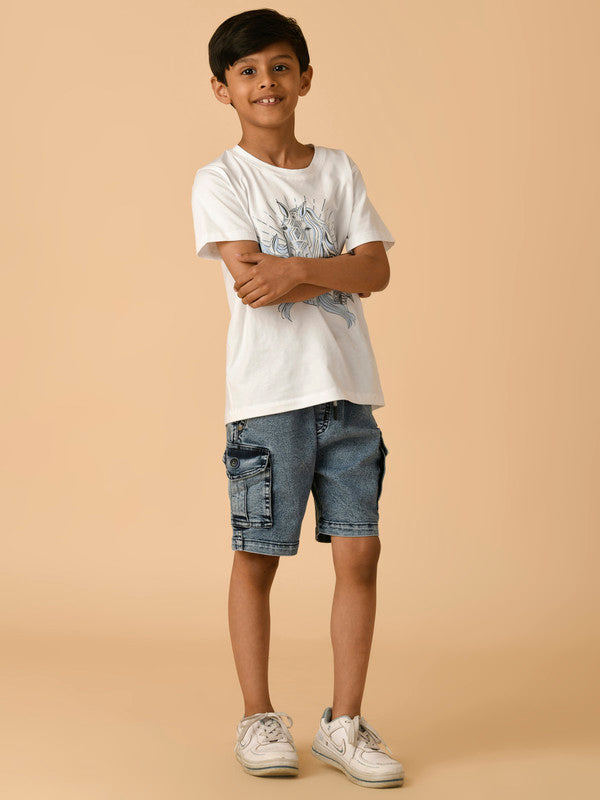 Albion Premium Boys Denem Shorts