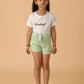 Albion Premium Girls Green Shorts