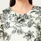 Albion Women Smart Premium White Blouson Top