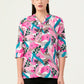 Albion Women Smart Premium Printed Blouson Top