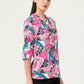 Albion Women Smart Premium Printed Blouson Top