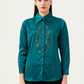 Albion Women Smart Premium Green Casual Shirt