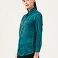 Albion Women Smart Premium Green Casual Shirt