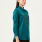 Albion Women Smart Premium Green Casual Shirt