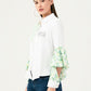 Albion Women Smart Premium Green Casual Shirt