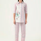 Albion Women Smart Premium Pink Co-ord set