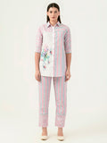 Albion Women Smart Premium Pink Co-ord set