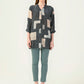 Albion Women Smart Premium Gray Blouson Top
