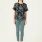 Albion Women Smart Premium Black Blouson Top
