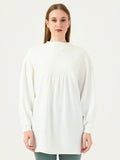 Albion Women Smart Premium White Blouson Top