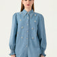 Albion Women Smart Premium Denim Casual Shirt