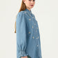 Albion Women Smart Premium Denim Casual Shirt