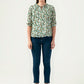 Albion Women Smart Premium Green Blouson Top
