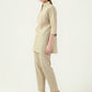 Albion Women Smart Premium Khakhi Co-ord set