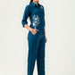 Albion Women Smart Premium Blue Co-ord set