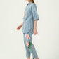 Albion Women Smart Premium Blue Co-ord set