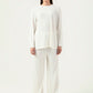 Albion Women Smart Premium White Co-ord set