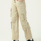 Albion Women Smart Premium Beage Casual Jogger