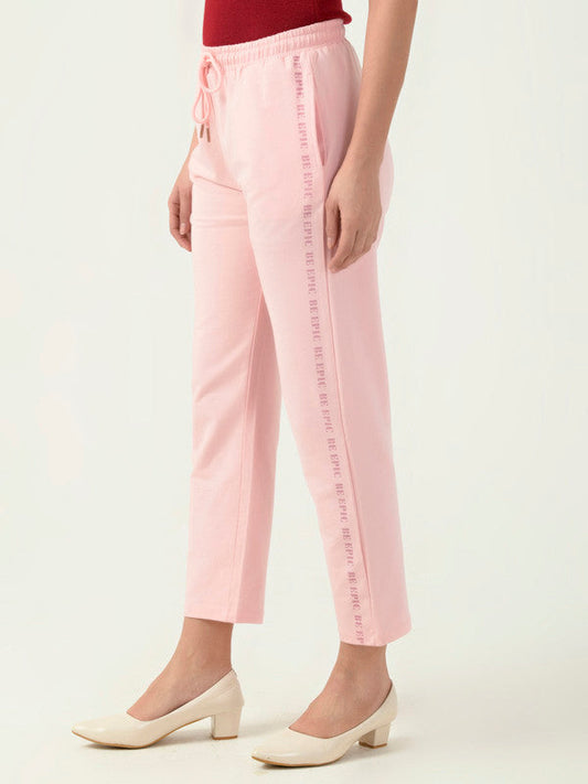 Albion Women Smart Premium Pink Trackpant