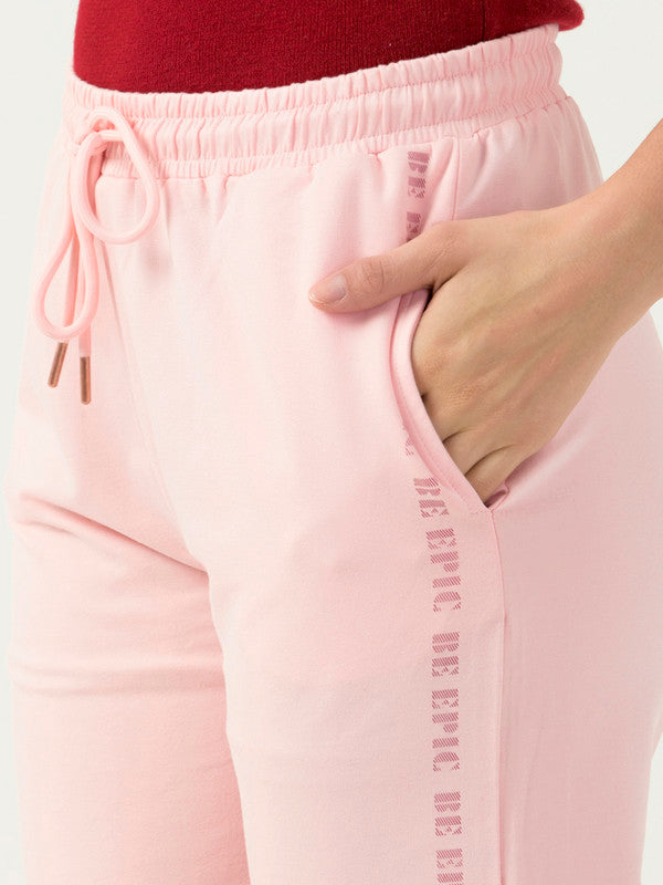 Albion Women Smart Premium Pink Trackpant