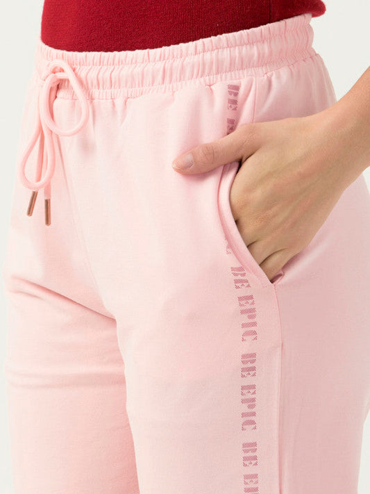 Albion Women Smart Premium Pink Trackpant