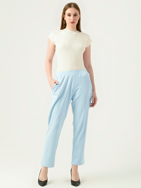 Albion Women Smart Premium Sky Trackpant