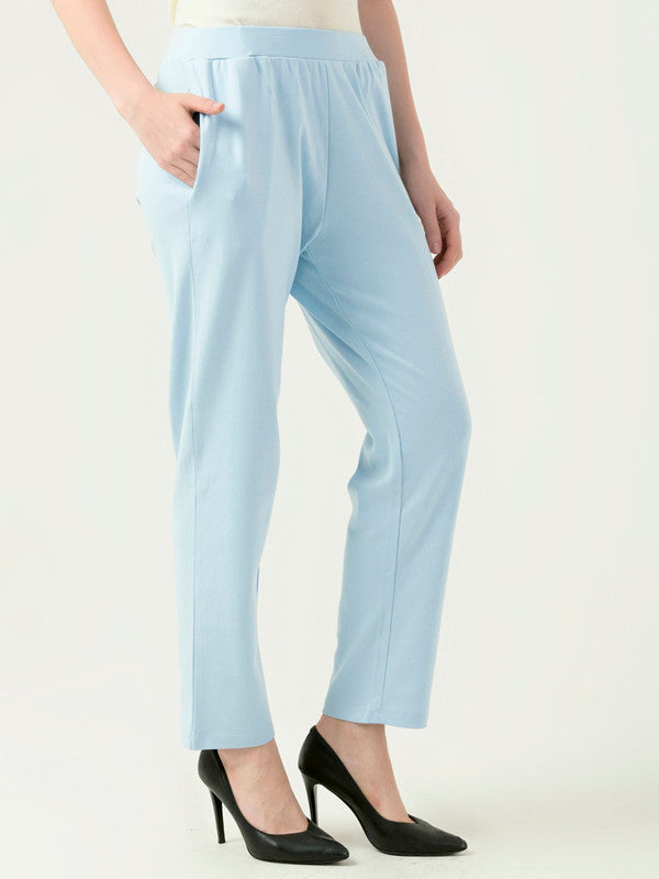 Albion Women Smart Premium Sky Trackpant