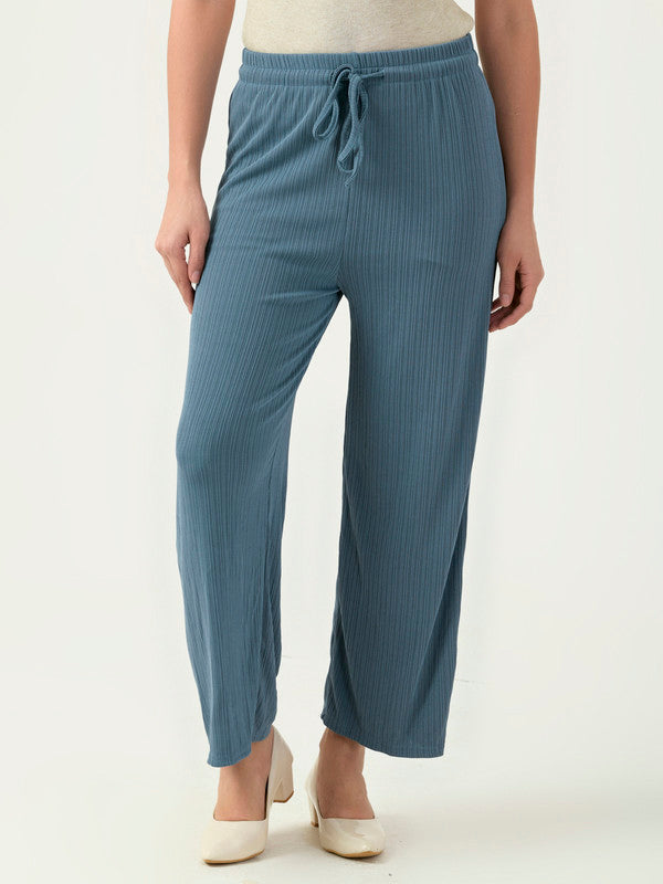 Albion Women Smart Premium Blue Trousers