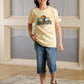 Albion Premium Boys Bambini Cream (Naruto) T-shirt