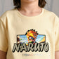 Albion Premium Boys Bambini Cream (Naruto) T-shirt