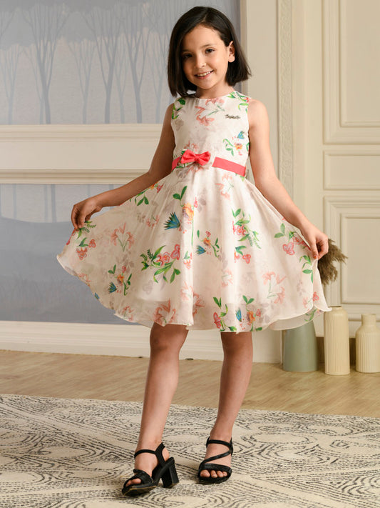 Albion Premium Girls Napoleon Light Pink Frock