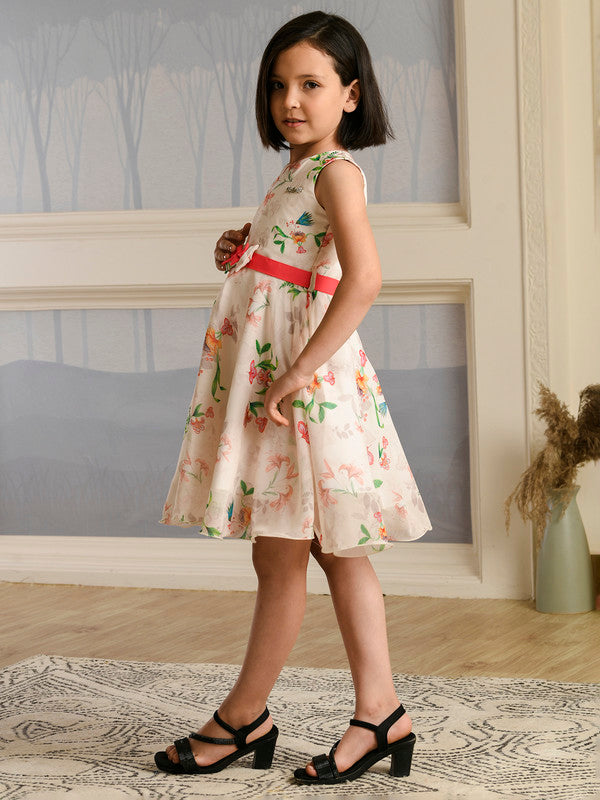 Albion Premium Girls Napoleon Light Pink Frock