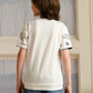 Albion Premium Boys Adams Apple White T-shirt