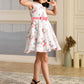 Albion Premium Girls Napoleon White Frock